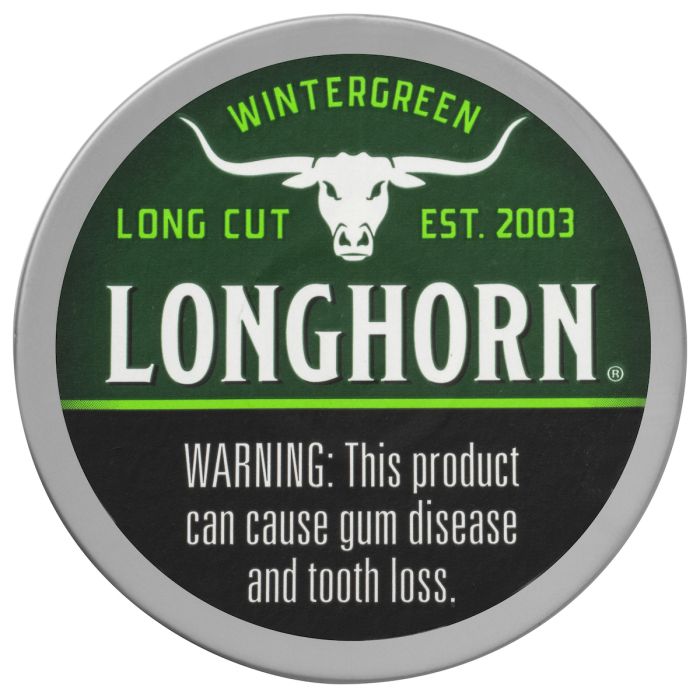 Longhorn Wintergreen, 1.2oz, Long Cut
