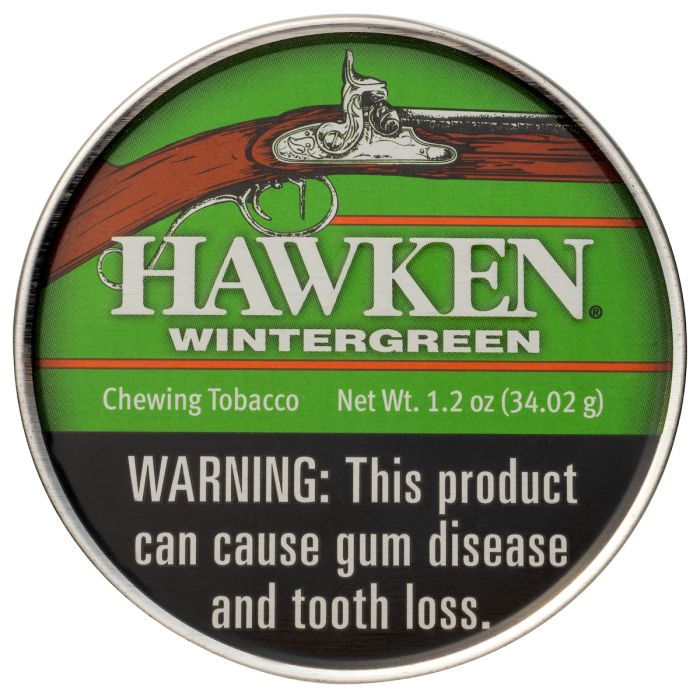 Hawken Wintergreen, 1.2oz, Long Cut