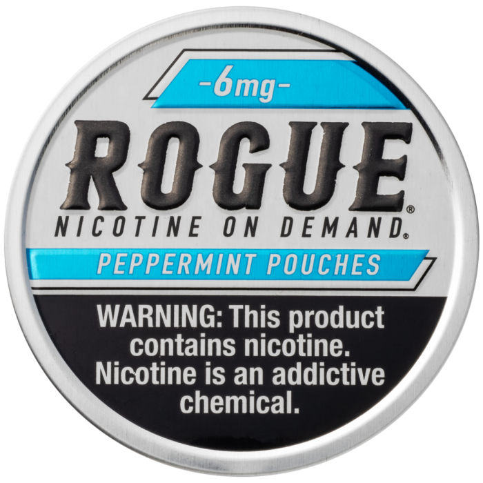 Rogue 6MG Peppermint Slim Dry Strong Nicotine Pouches