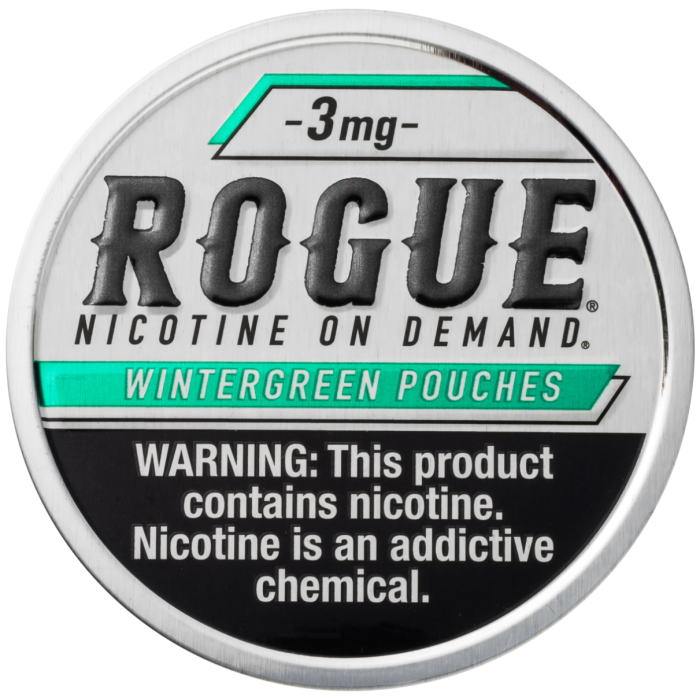 Rogue 3MG Wintergreen Slim Dry Nicotine Pouches
