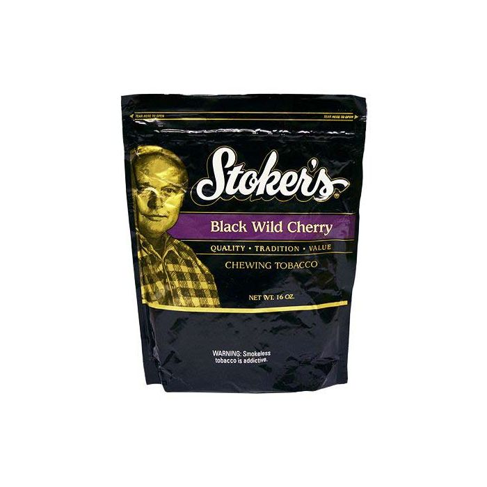 Stoker's Cherry Black 16oz Loose Leaf Chewing Tobacco