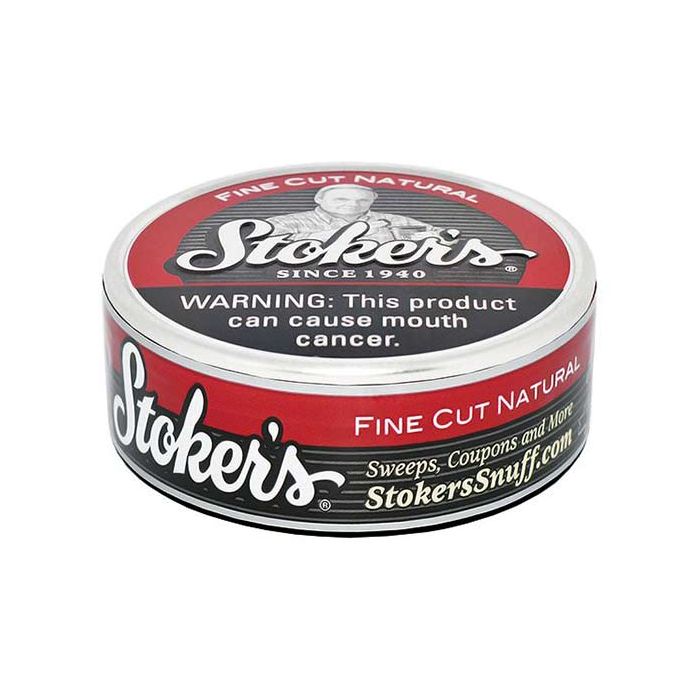 Stokers Natural CAN, 1.2oz, Fine Cut