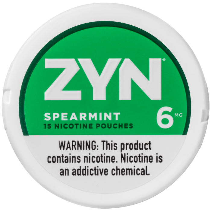 Zyn Spearmint 6MG Strong Nicotine Pouches