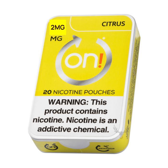 Order On! 4mg Citrus Mini Dry Nicotine Pouches - Northerner US