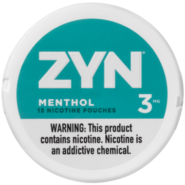 ZYN Menthol 3MG Nicotine Pouches
