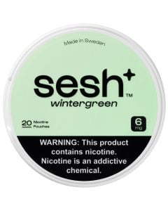 Sesh+ Wintergreen 6mg Nicotine Pouches