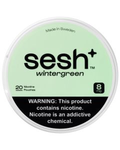 Sesh+ Wintergreen 8mg Nicotine Pouches