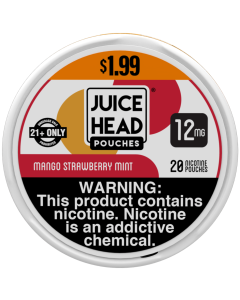 Juice Head Pouches Mango Strawberry Mint 12MG $1.99 Can