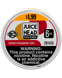 Juice Head Pouches Mango Strawberry Mint 6MG $1.99 Can