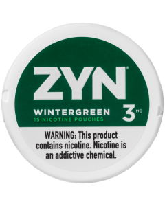 ZYN 3mg Wintergreen White Mini Portion
