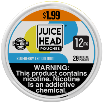 Juice Head Blueberry Lemon Mint 12MG $1.99 Can