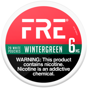 FRĒ Wintergreen 6MG Nicotine Pouches