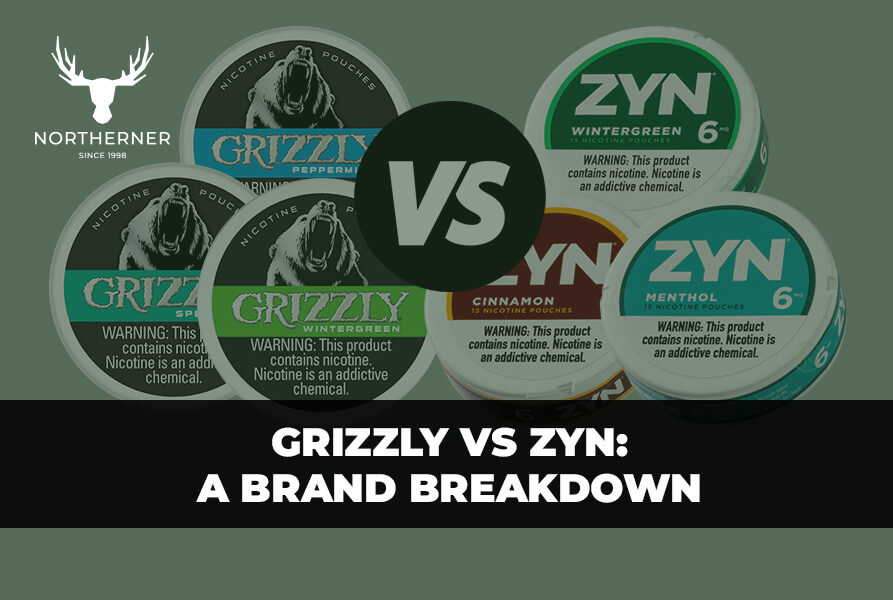 Grizzly nicotine pouches vs ZYN pouches