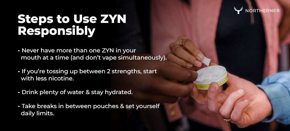 Steps to Use ZYN Responsibly